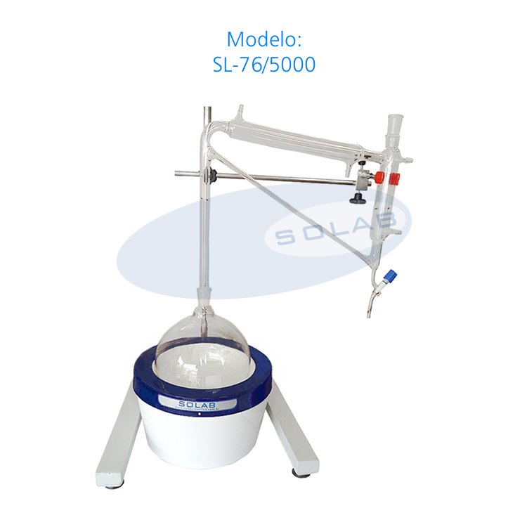 Destilador para Óleos Essenciais tipo Clevenger (SL-76/5000)