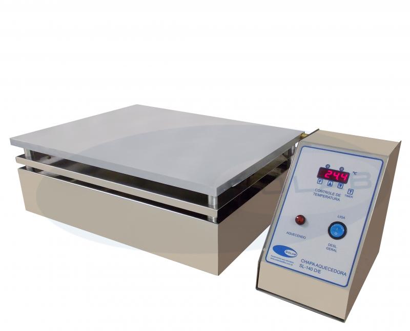 Chapa Aquecedora Digital com Controlador de Temperatura Externo (SL-140/D)