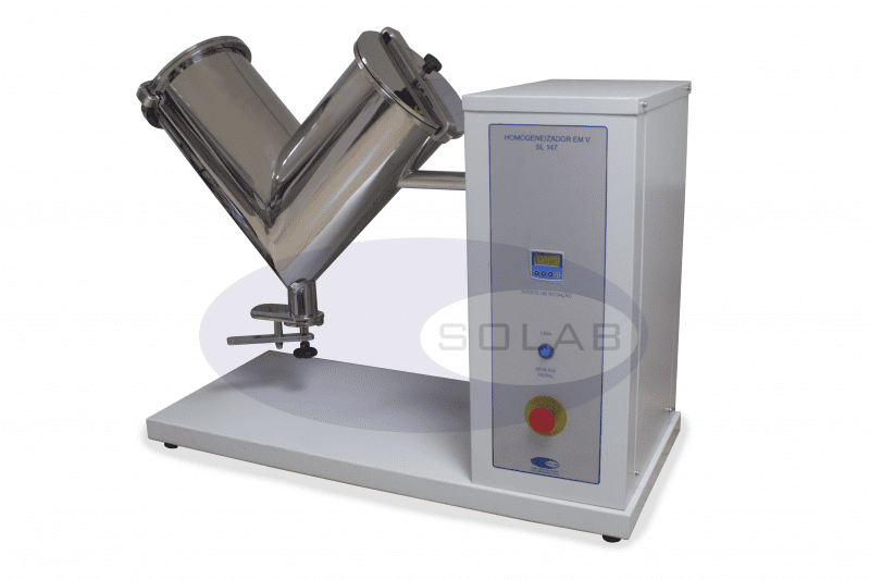 Homogeneizador em V com Inversor de Frequência 15 Litros (SL-147/15IF)