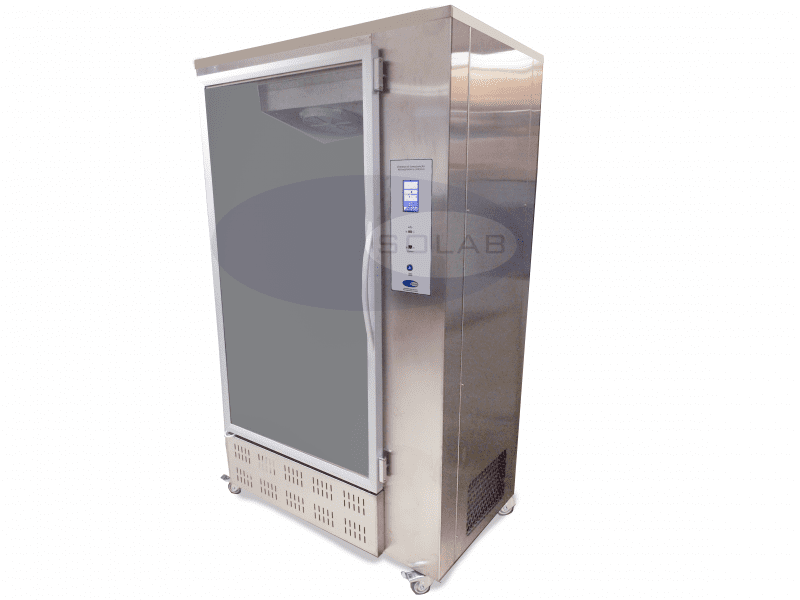 Imagem Ilustrativa de Câmara Para Conservação Refrigerada tipo vitrine inox 552L Com IHM (SL-209/552I- IHM)