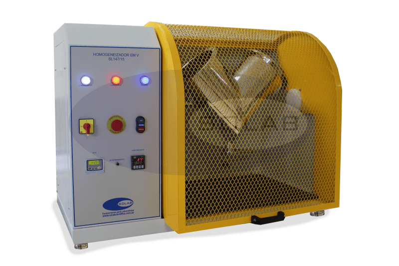 Homogeneizador em V com Inversor de Frequência 15 Litros (SL-147/15NR10/12)