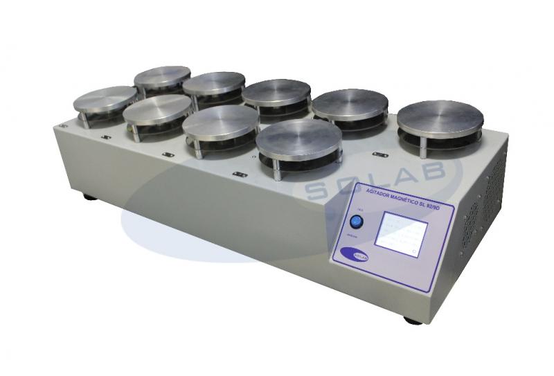 Agitador Magnético Digital Multiposicional com Aquecimento (SL-92/9)