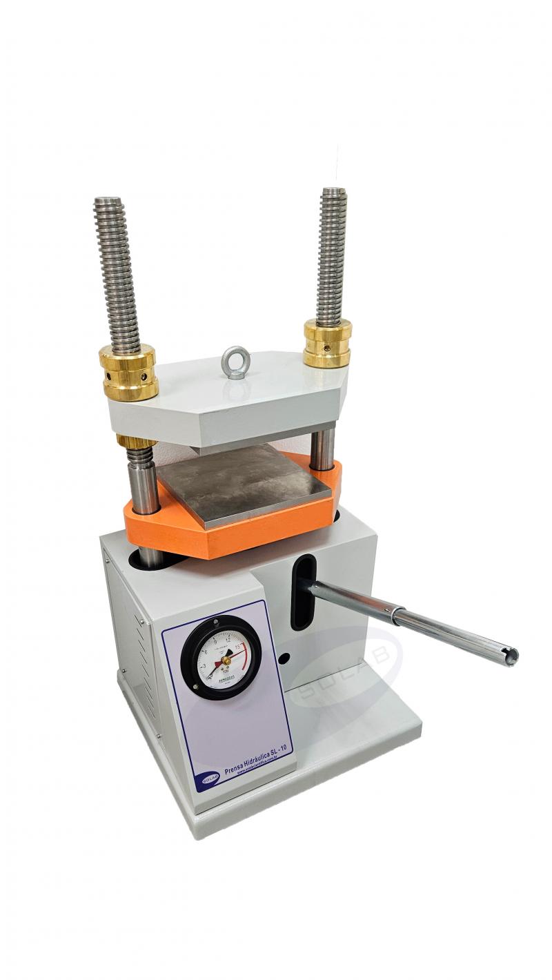 Prensa Hidráulica Sem Aquecimento 15 toneladas Plataformas 220 x 220 mm (SL-10/15)