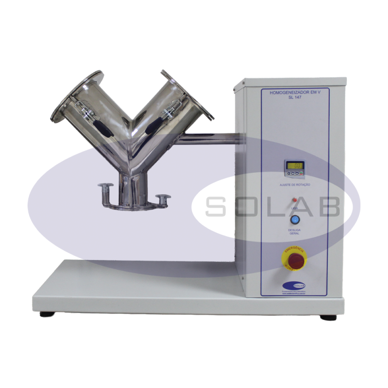 Homogeneizador em V com Inversor de Frequência (SL-147/6IF)