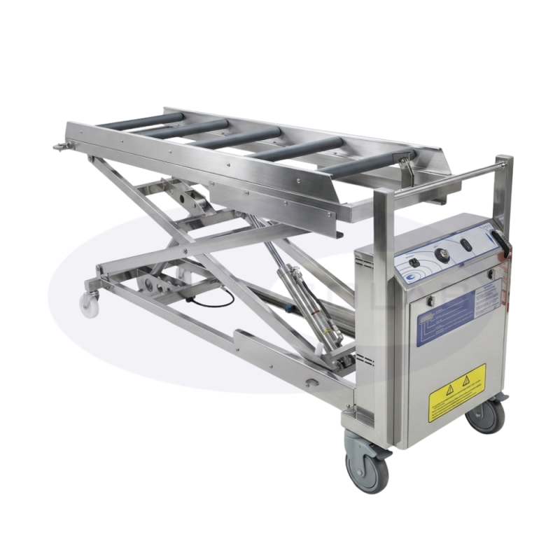 Carro Pantográfico Elétrico/Bateria Elevação Corpos - INOX 304 (SL-390/I)