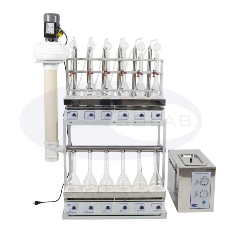 Digestor/Destilador de Kjeldhal 12 Provas (SL-75/12)