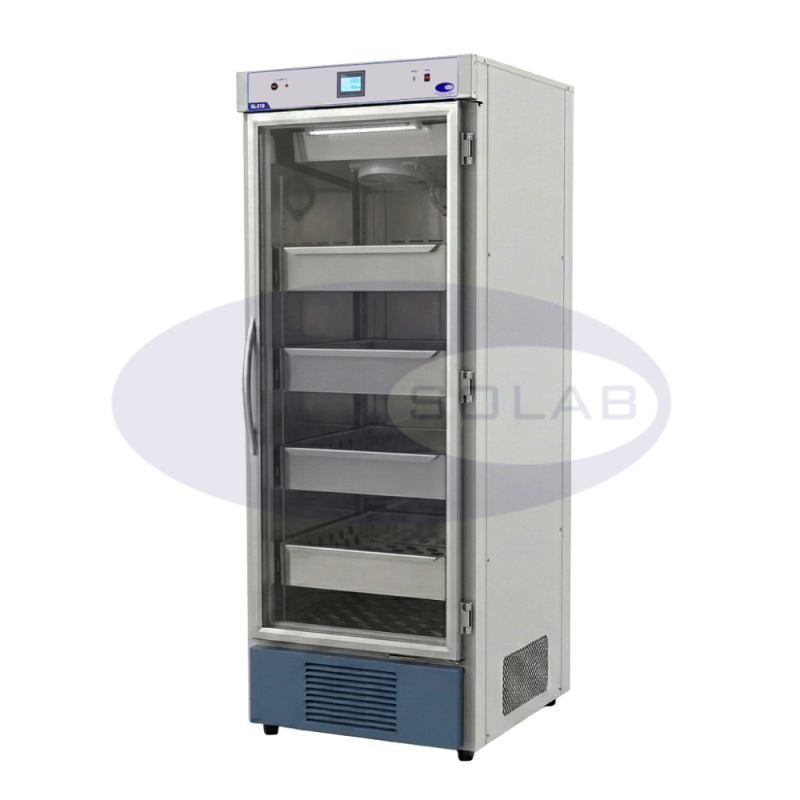 Imagem Ilustrativa de Camara Para Conservação Refrigerada 630L Tipo Vitrine Interno Inox (SL-209/630)