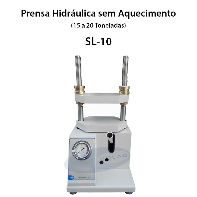 Imagem ilustrativa de Prensa hidráulica para laboratório