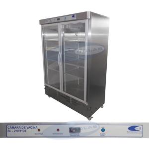 SL-210/1100 - Refrigerador para Vacina em Aço Inox (1100 litros)