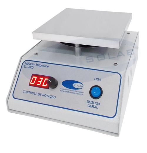 Agitador Magnético digital sem aquecimento (SL-90/D)